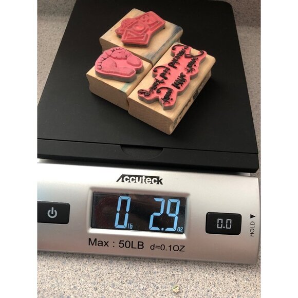 Hampton Art Bella Geste Great Big Blessing Its A Boy Rubber Stamp Set Of 3 BG232 - Picture 4 of 4